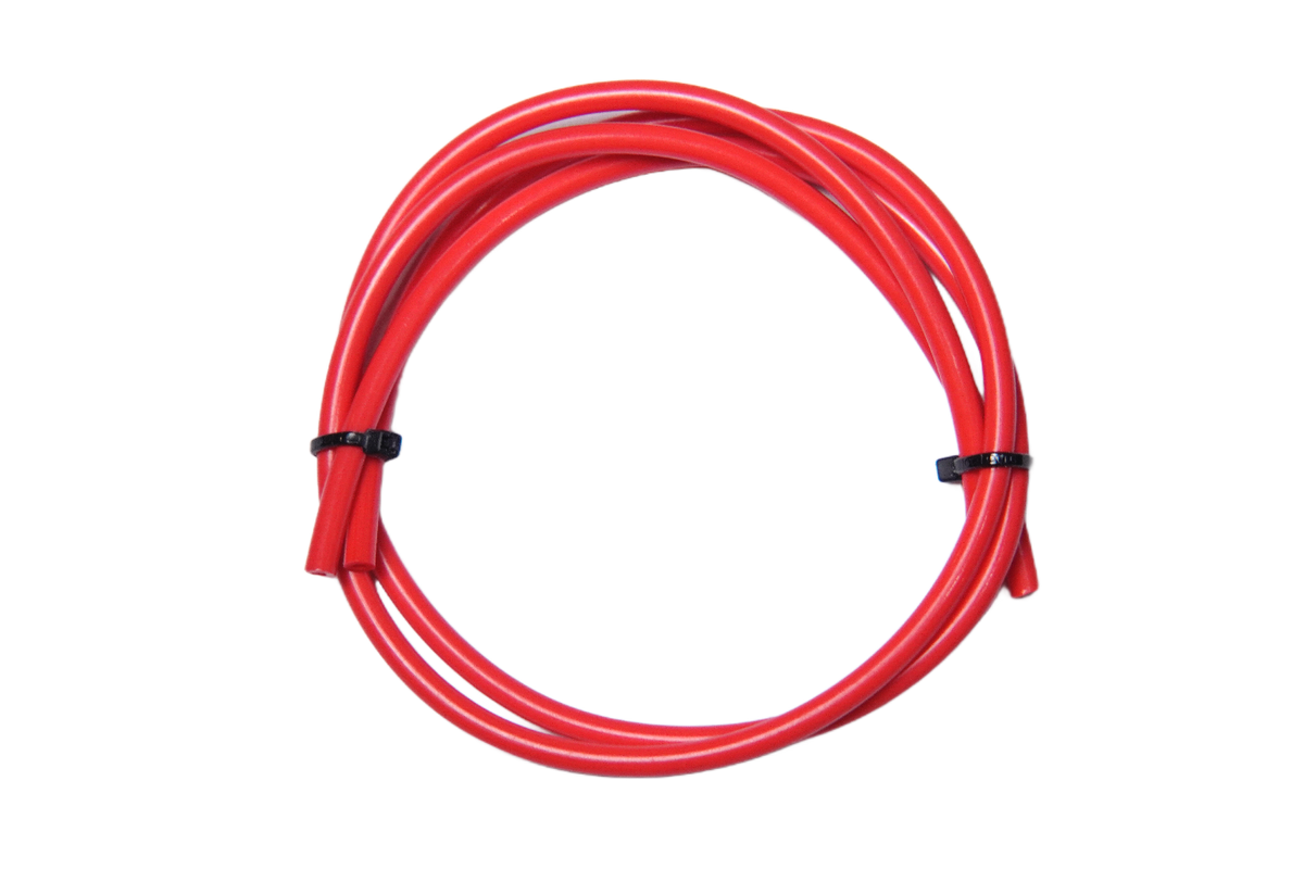 Red PTFE tubes