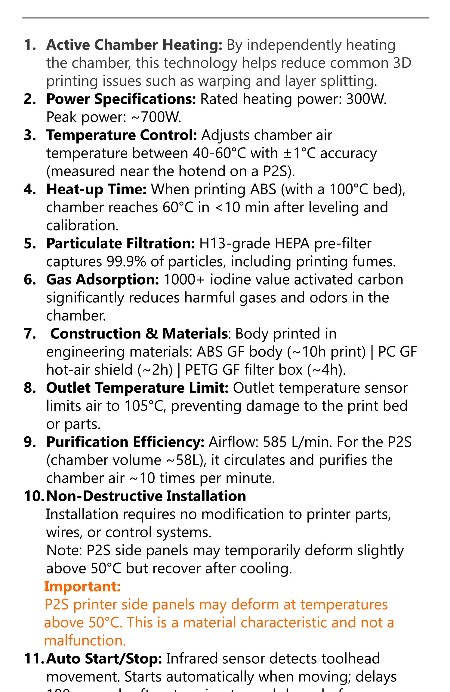 Chamber Heater with Purifier M2 original product information, part 11 of 15