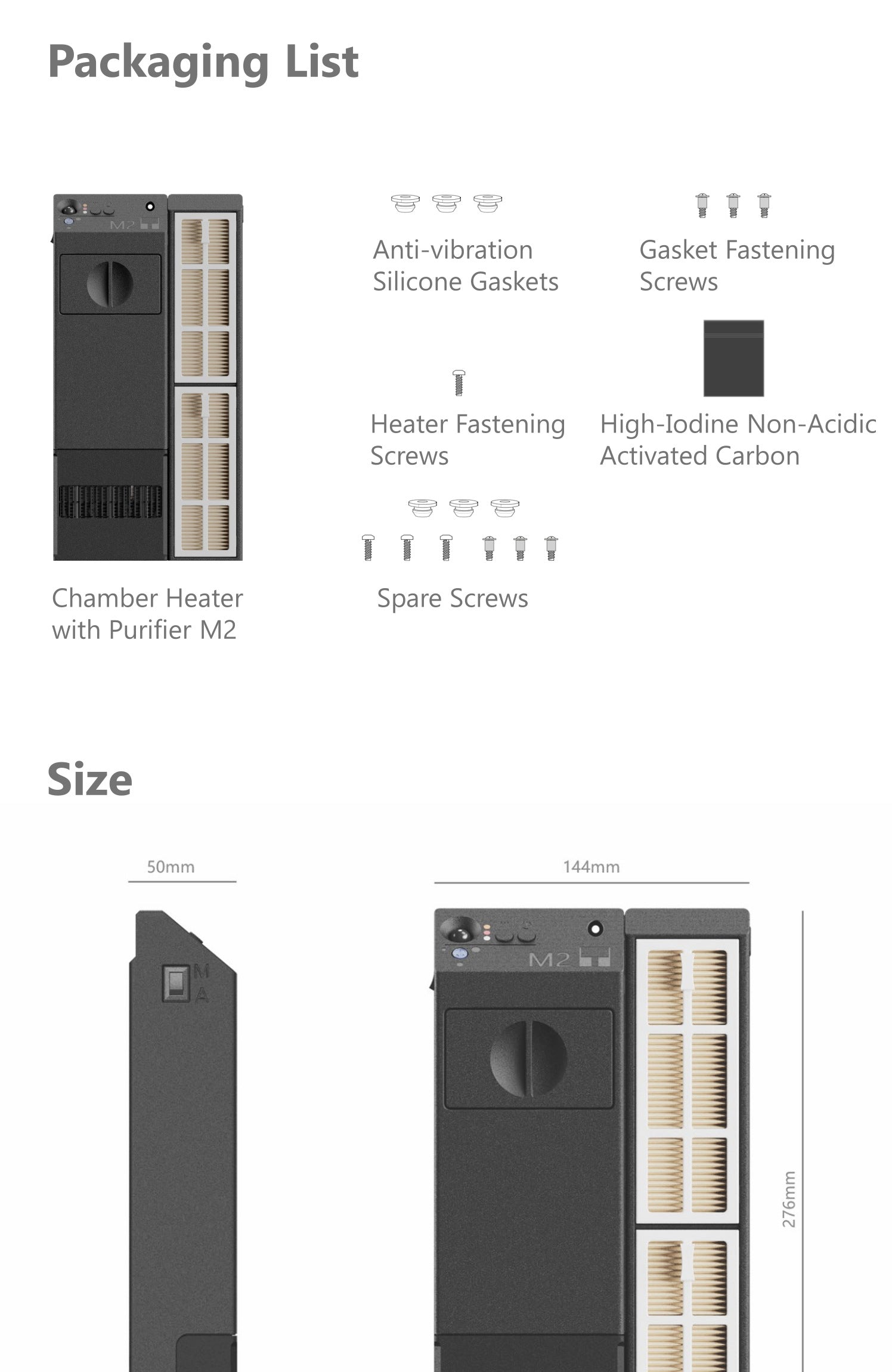 Chamber Heater with Purifier M2 original product information, part 13 of 15